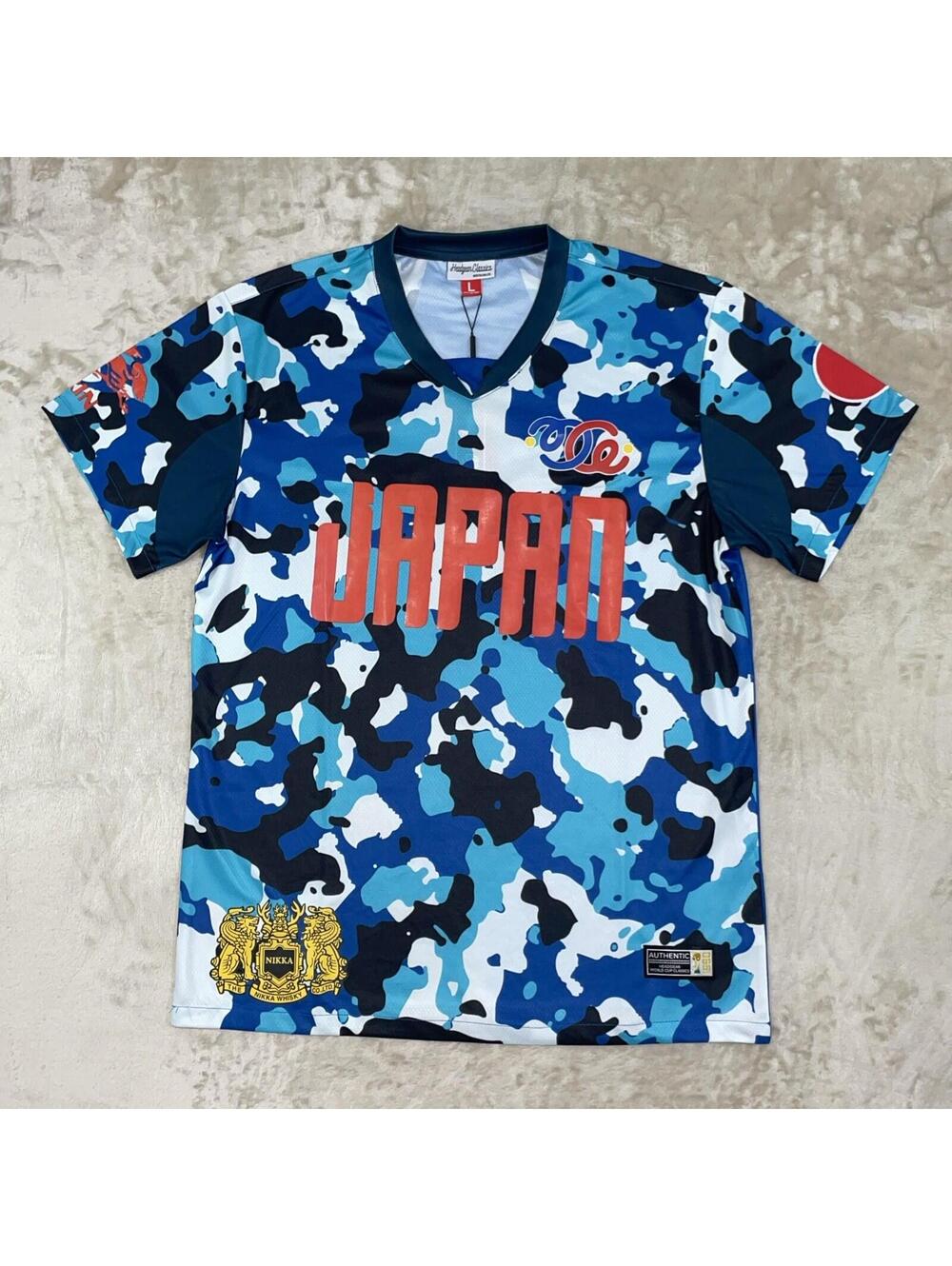 Headgear Classics Nostalgia Co. JAPAN World Cup Soccer Jersey– Men’s Large – NWT